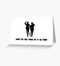 Morecambe & Wise - What Do You Think Of It So Far? Greeting Card