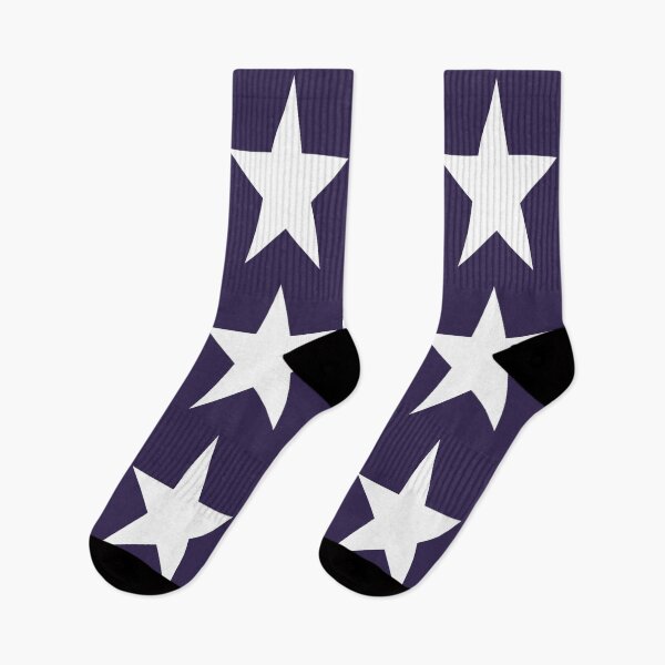 Item preview, LARGE WHITE and NAVY BLUE STARS   designed and sold by RachelMacht.