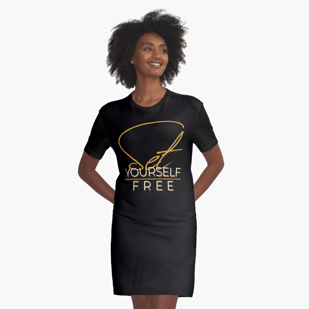 Set Yourself Free, Black, Positive, Gifts for Friends