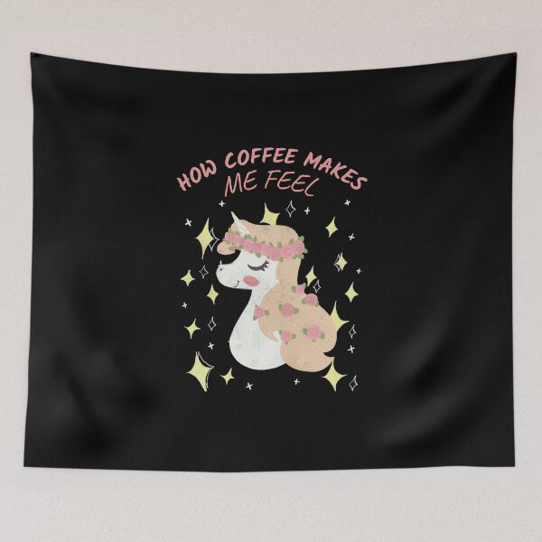 Item preview, How coffee makes me feel unicorn  designed and sold by ayaato.