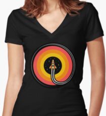 Into The Outer Women's Fitted V-Neck T-Shirt