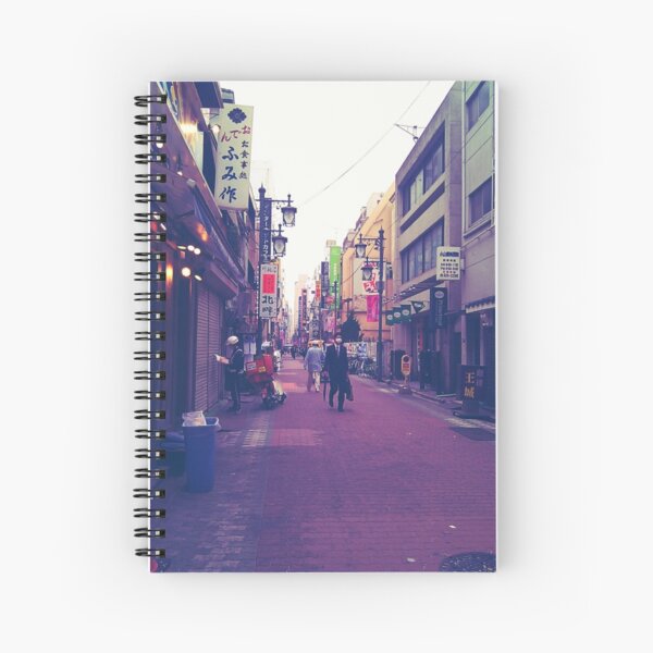 Walking Through The Streets Spiral Notebook
