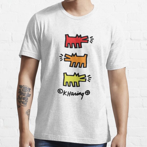 Keith Haring 3 Barking Dogs Essential T-Shirt