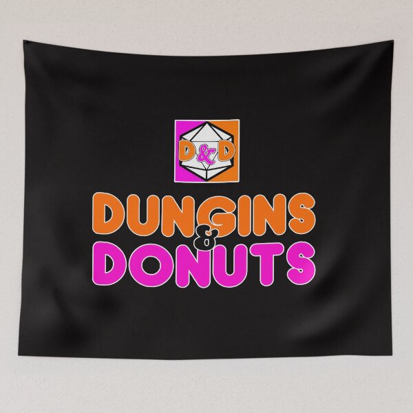 Item preview, Dungins and donuts (parody) designed and sold by BAD-DiCE.