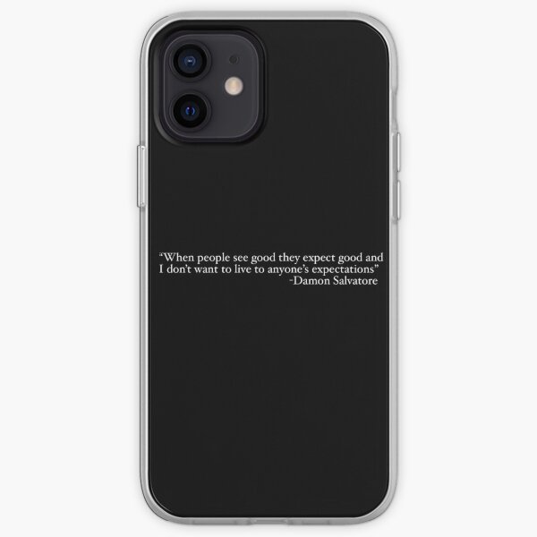 Manta de Damon Salvatore The Vampire Diaries Funda blanda para iPhone