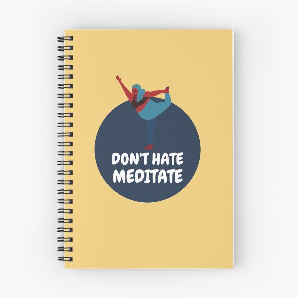 Item preview, dont hate meditate | don't hate meditate funny zen design designed and sold by Flow-Store.