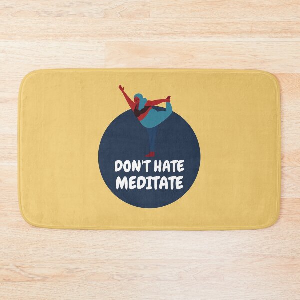 Item preview, dont hate meditate | don't hate meditate funny zen design designed and sold by Flow-Store.