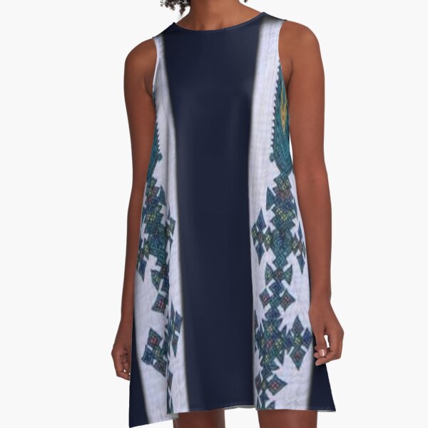 Ethiopian dress, የኢትዮጵያ የባህል ልብስ A-Line Dress