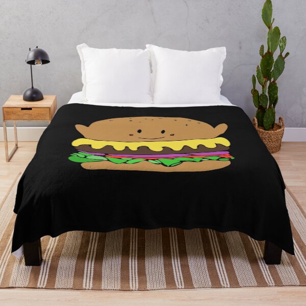 Item preview, cute kawaii burger smile designed and sold by Chubuter.