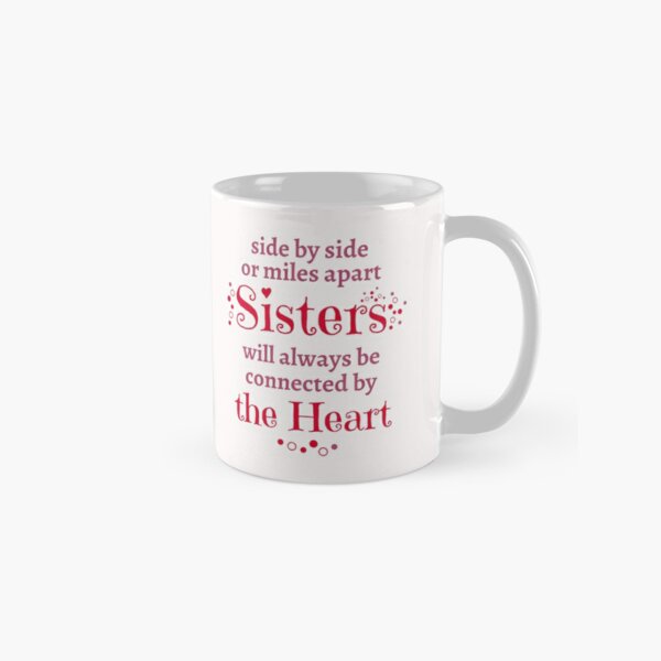 Funny Sister Gifts Mugs - Sisters Are Like Bras Coffee Mugs Love