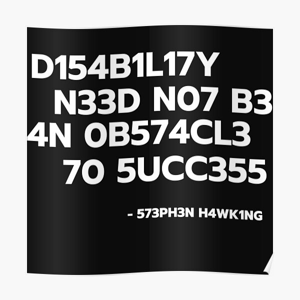 write an essay disability is not an obstacle for success
