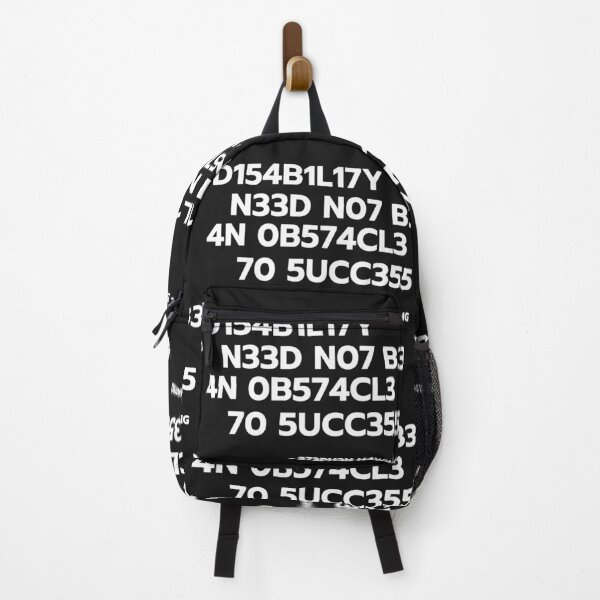 Item preview, Disability Need Not Be An Obstacle To Success ( An Inspirational Quote) designed and sold by Skeelo702.