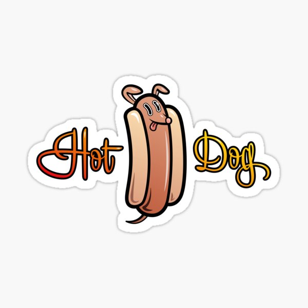 Hot Dog Sticker