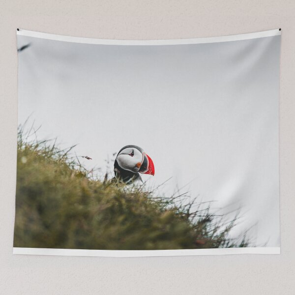 Item preview, curious puffin designed and sold by LouisaLilja.