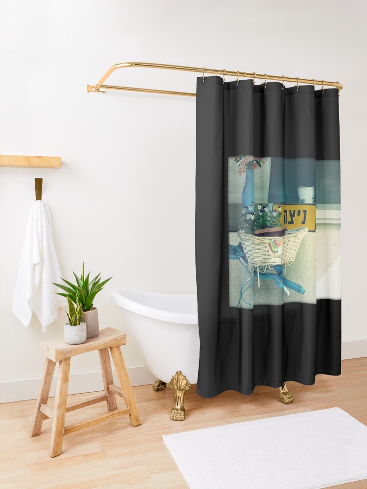 Alternate view of Nitza Shower Curtain
