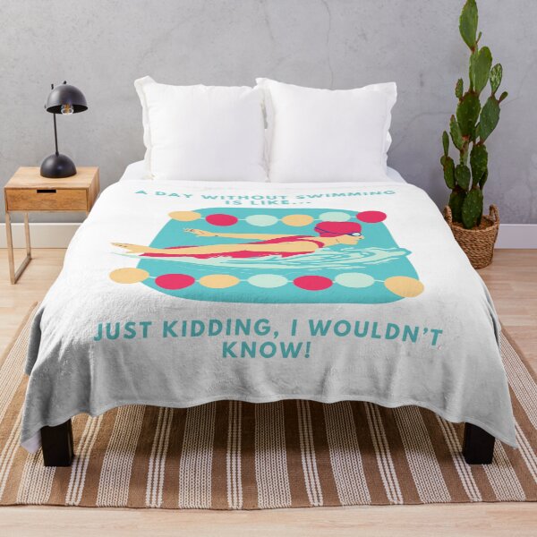 Item preview, A day without swimming is like...just kidding I wouldn’t know! - skin female athlete male athlete swimmer diver competition aquaholic breathing designed and sold by CJCTEES.