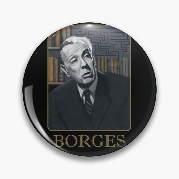 Item preview, Jorge Luis Borges Portrait Painting designed and sold by Ian  Oz.