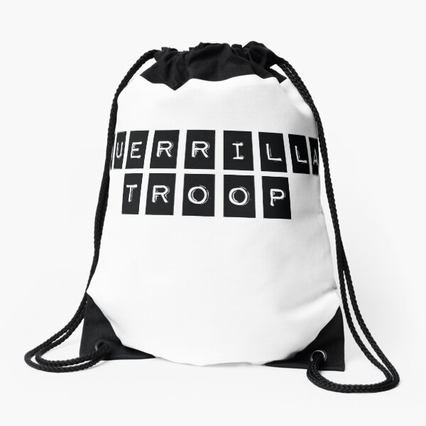 Guerrilla Troop Block Drawstring Bag
