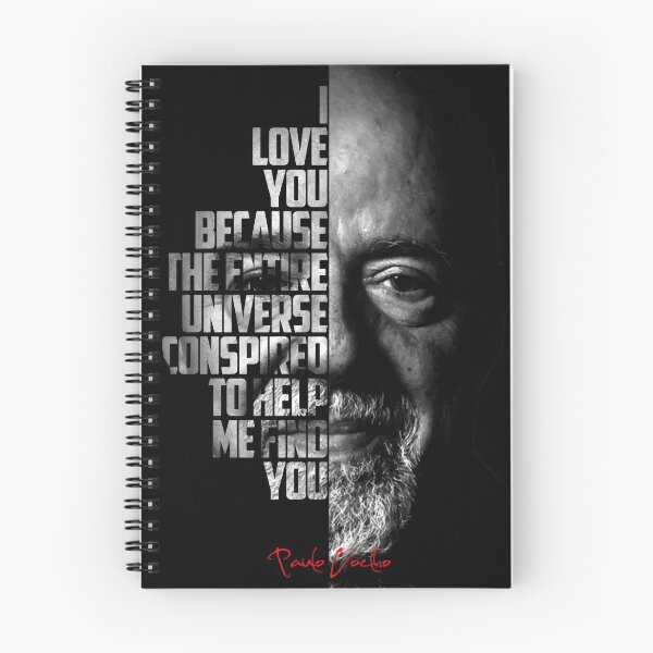 Item preview, Black and white Paulo Coelho quote poster designed and sold by Enea Kelo.