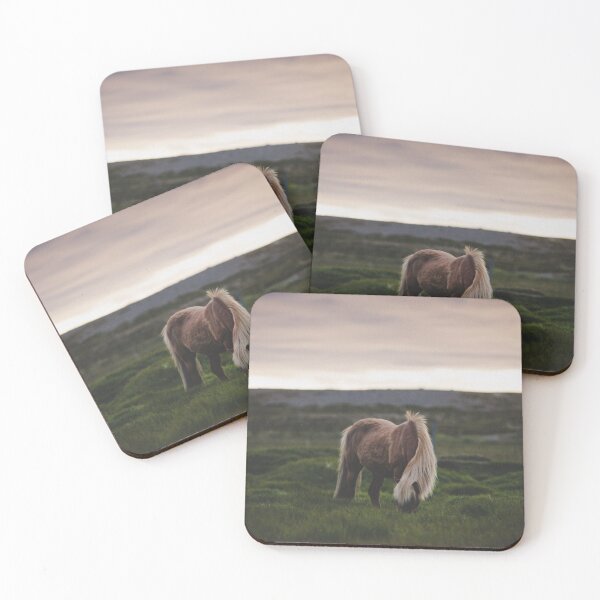 Item preview, sunset & horses designed and sold by LouisaLilja.