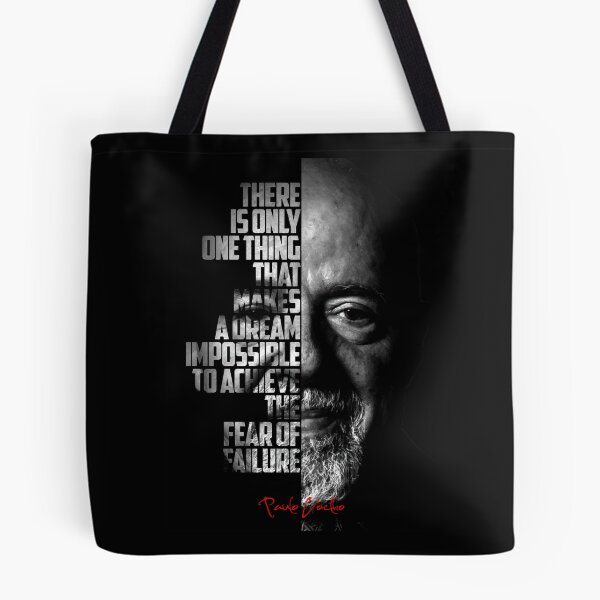Item preview, Black and white Paulo Coelho quote poster designed and sold by Enea Kelo.