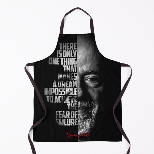 Item preview, Black and white Paulo Coelho quote poster designed and sold by Enea Kelo.