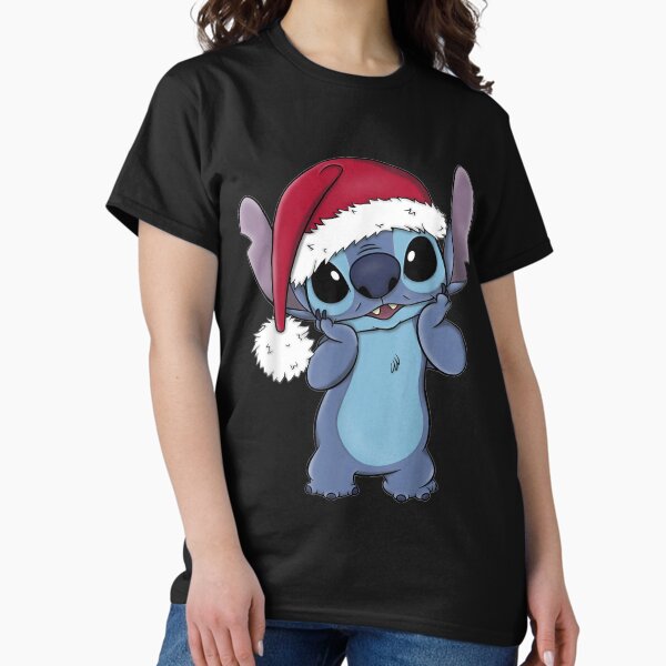 Item preview, Lilo & Stitch Christmas Santa Hat Stitch Portrait  designed and sold by JungneyLadakh.
