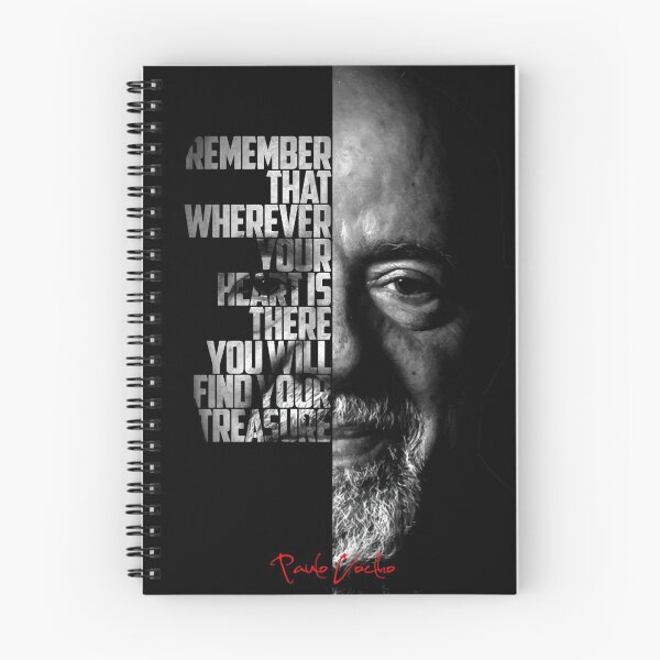 Item preview, Black and white Paulo Coelho quote poster designed and sold by Enea Kelo.
