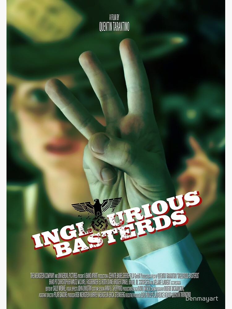 "Inglorious Basterds AltMovie Poster" Poster for Sale by benmayart