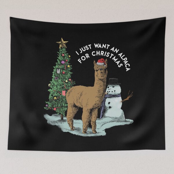 Item preview, i just want an alpaca for christmas alpaca designed and sold by Tagesapfel.