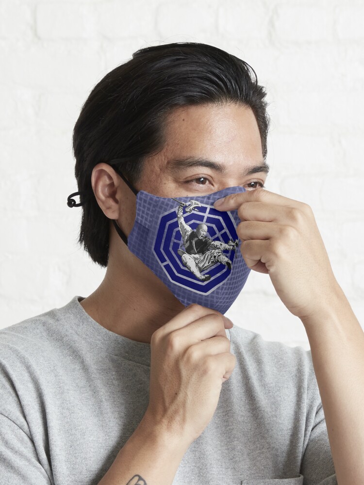 Alternate view of Bagua Monk in Blue Mask