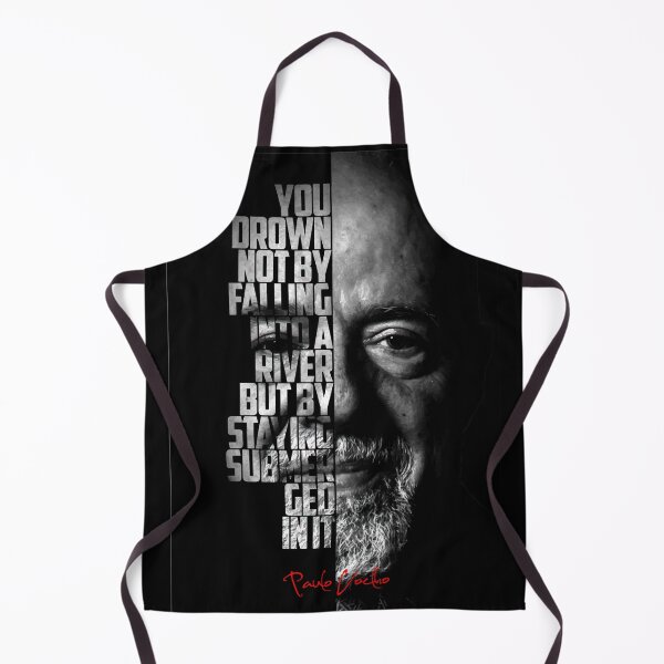 Item preview, Black and white Paulo Coelho quote poster designed and sold by Enea Kelo.