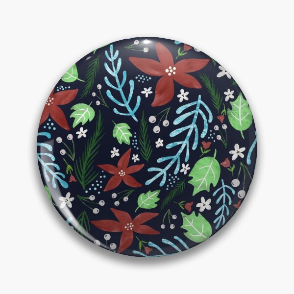 Item preview, Poinsettia Día festivo Floral designed and sold by thomaslettering.