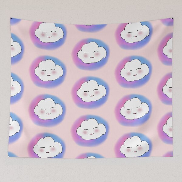 Item preview, Cute Smiling Cloud designed and sold by Oceanwaves-06.