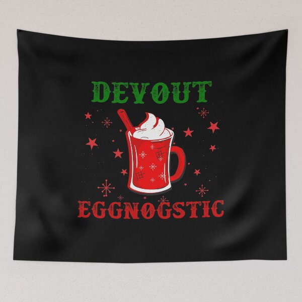 Item preview, Christmas Devout Eggnostic Xmas Funny Gift designed and sold by haselshirt.