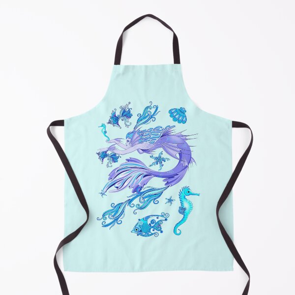 Item preview, Mermaid Mystic Fairy Purple and Turquoise Creature designed and sold by BluedarkArt.