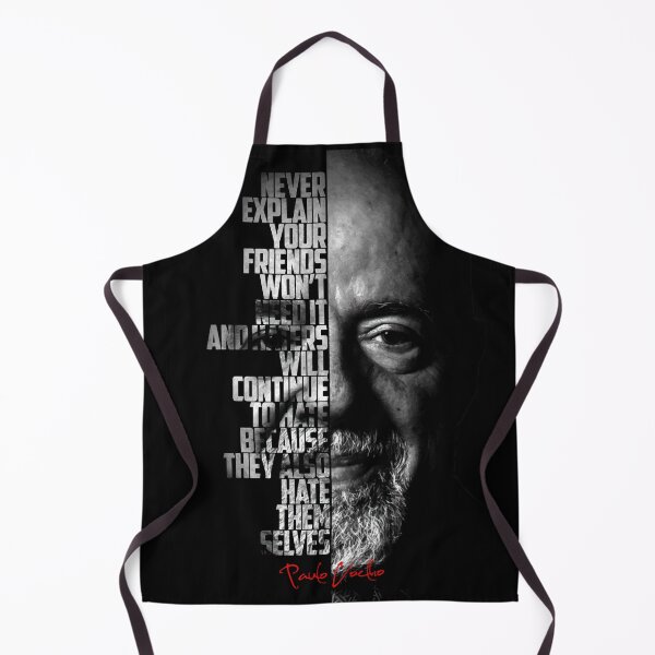 Item preview, Black and white Paulo Coelho quote poster designed and sold by Enea Kelo.