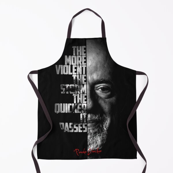 Item preview, Black and white Paulo Coelho quote poster designed and sold by Enea Kelo.