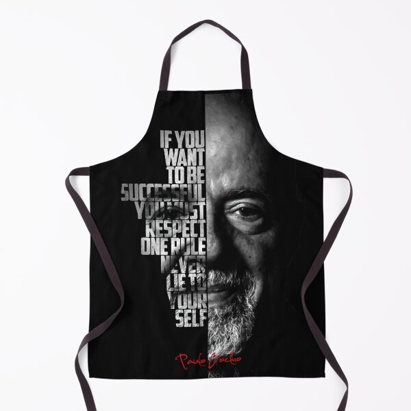 Item preview, Black and white Paulo Coelho quote poster designed and sold by Enea Kelo.
