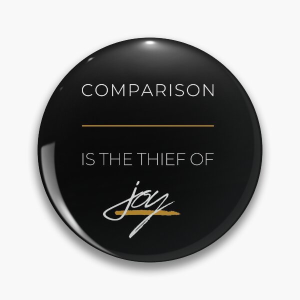 Item preview, Comparison is the Thief of Joy | Black | Positive | Gifts for Friends | Signed | Trending | Smile | Hippie | 2020 designed and sold by itsokaybyme.