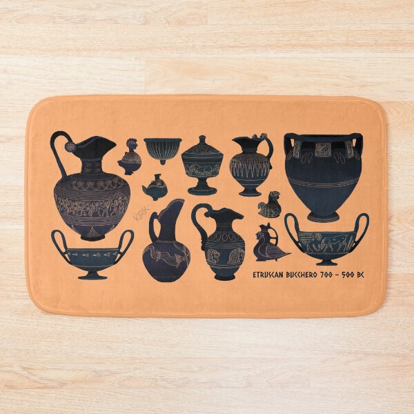 Item preview, Etruscan Bucchero Pottery designed and sold by flaroh.