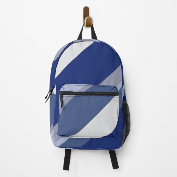 Item preview, Shades of Blue Diagonal Stripes designed and sold by SpookyKids.