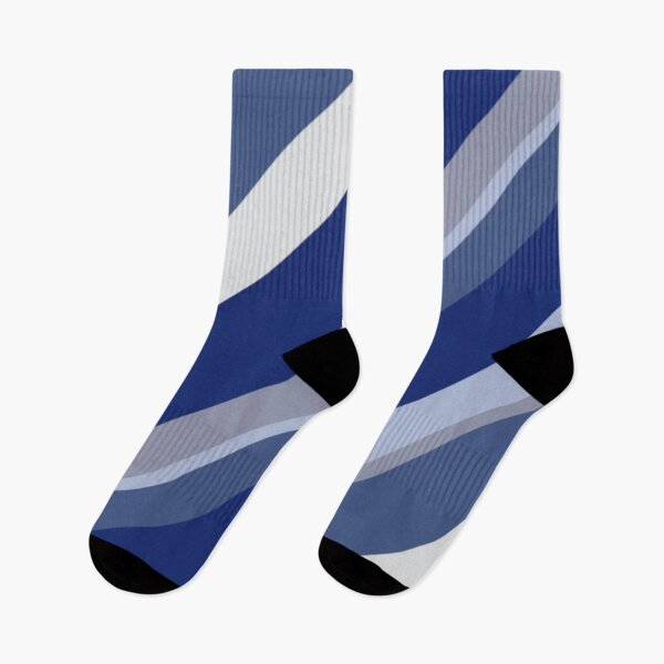 Item preview, Shades of Blue Diagonal Stripes designed and sold by SpookyKids.