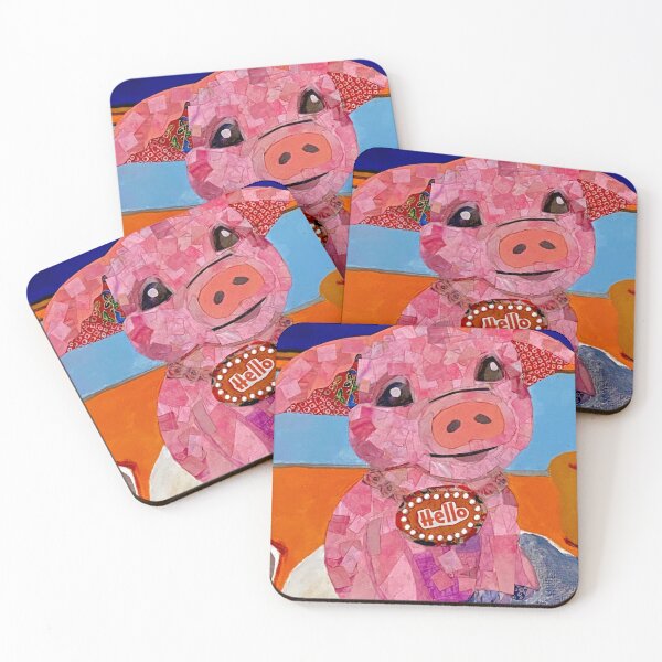 Item preview, Happy Pig designed and sold by Katharine Houston-Voss.