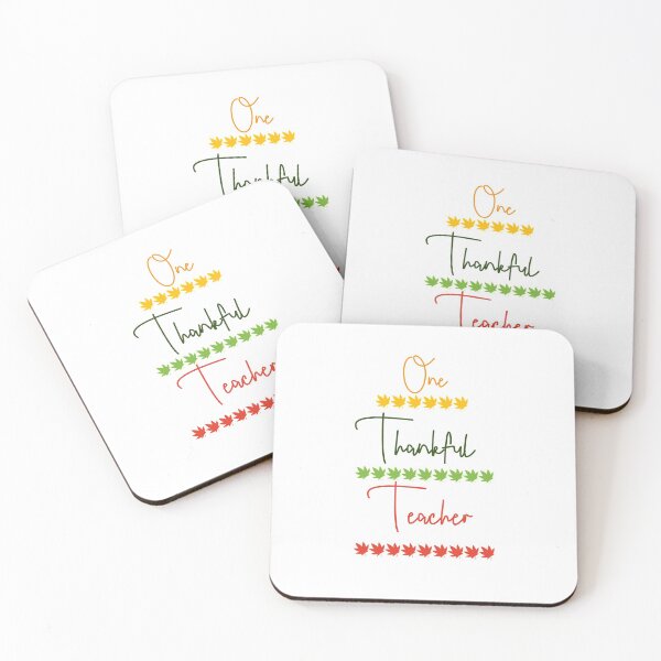 Item preview, One Thankful Teacher ,  Best Thanksgiving Gift  designed and sold by Soukainadesign.