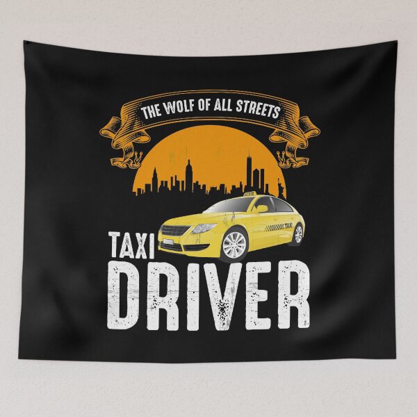 Item preview, the wolf of all streets taxi driver designed and sold by karim Najjar.