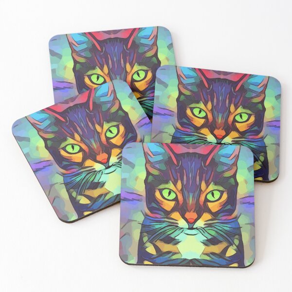 Item preview, MULTI-COLORED KITTY designed and sold by jreiter57.