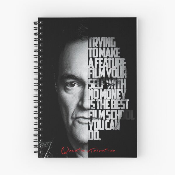 Artikelvorschau, Black and white Quentin Tarantino quote poster entworfen und verkauft von Enea Kelo.