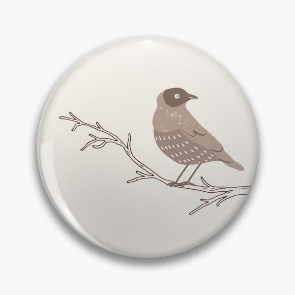 Artikelvorschau, Vogel auf einem Zweig Minimal Boho Warm Colors Design entworfen und verkauft von zedonee.