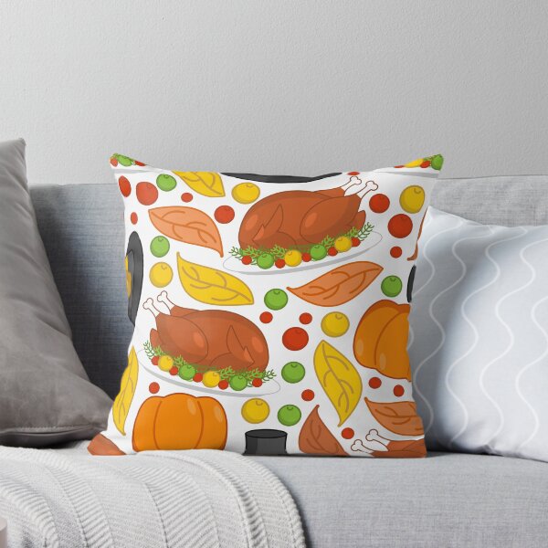 Item preview, Happy Thanksgiving Turkey Meal Pattern designed and sold by Salman Hino.